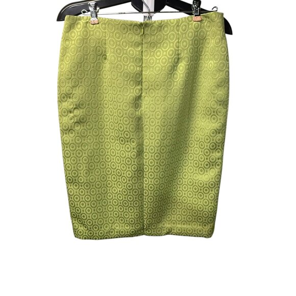NWT Signature by Larry Levine Skirt Style TB2P17XKO Size 6 - Color Citron - Picture 6 of 11